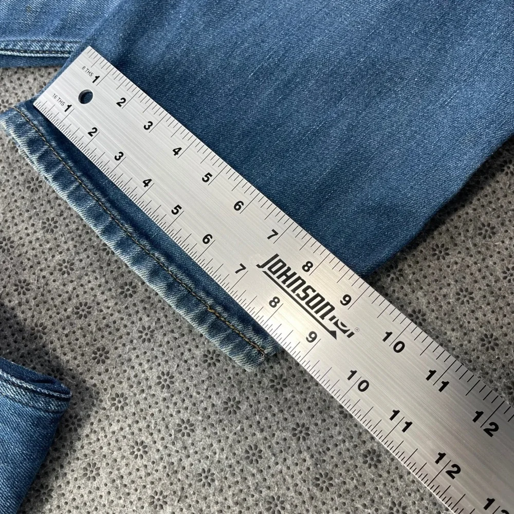 Levis 514 Straight Fit Jeans Mens 40x32 Blue Denim Medium Wash Stretch Pants